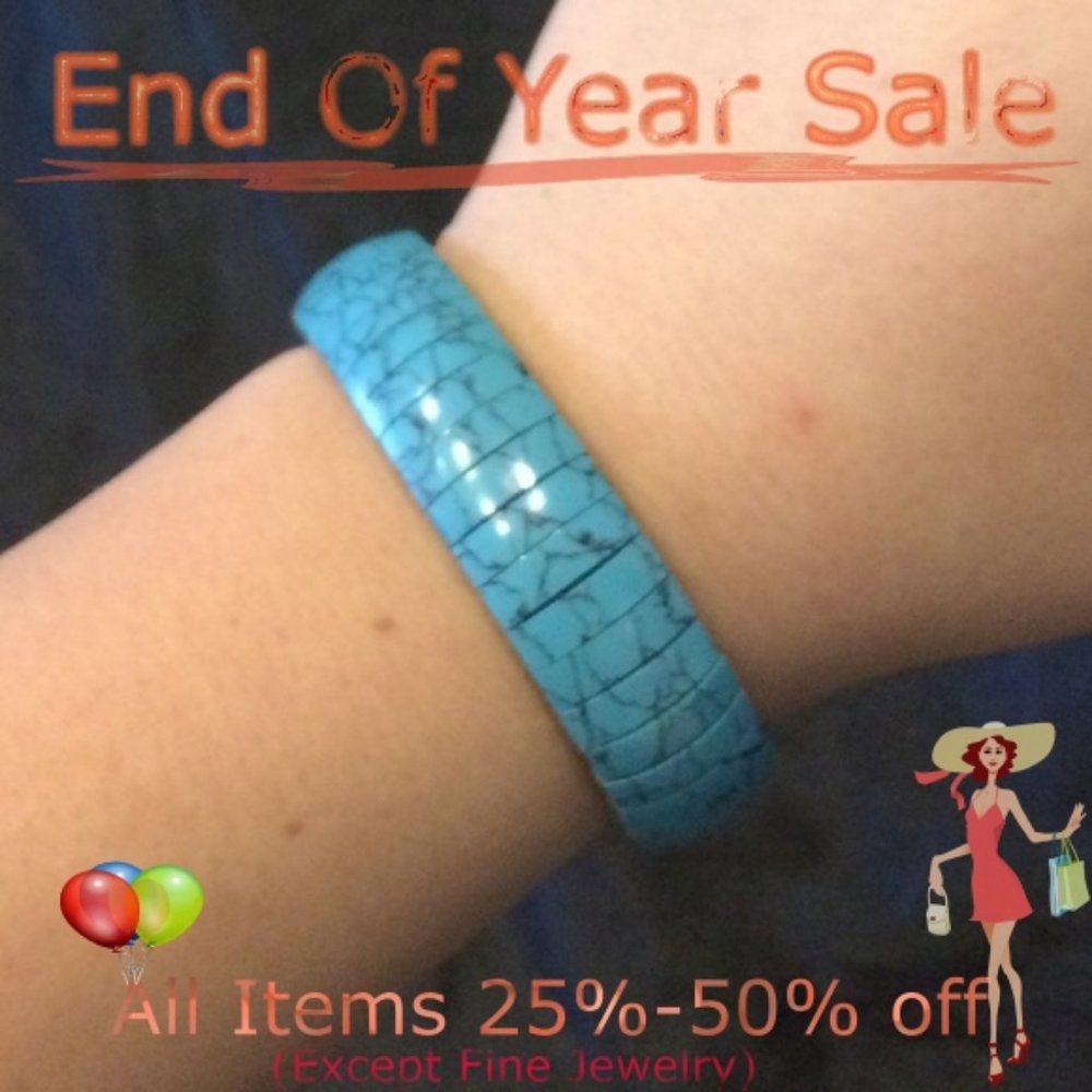 Turquoise (faux) Stone Bracelet